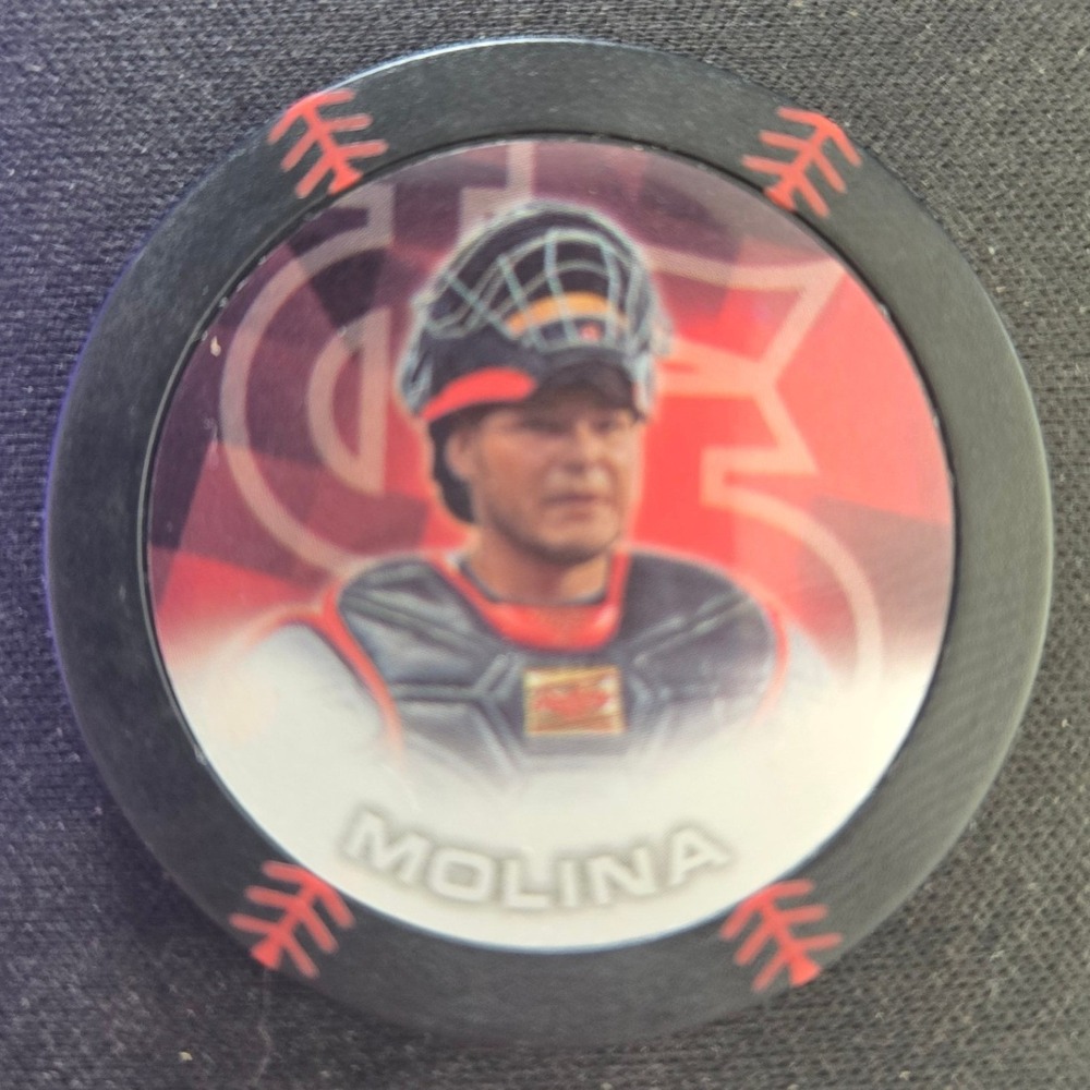 Yadier Molina 2015 Topps Chipz Poker BLACK Baseball MLB